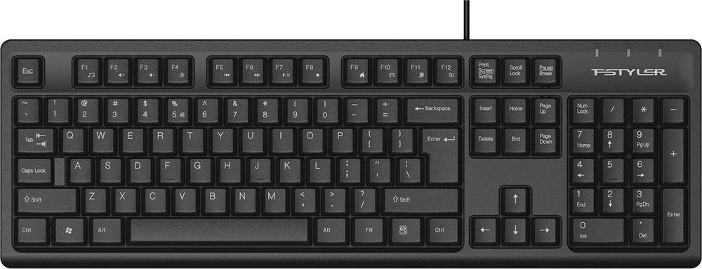 Klaviatūra A4Tech FK12 (FK12-BK)