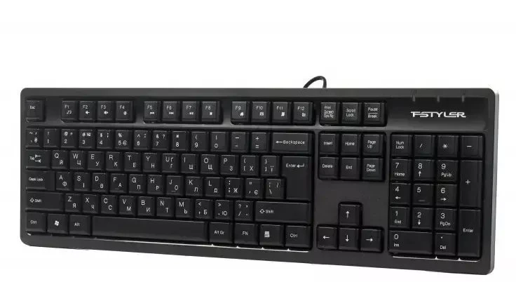 Klaviatūra A4Tech FK12 (FK12-BK)