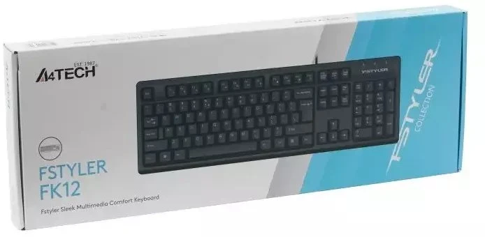 Klaviatūra A4Tech FK12 (FK12-BK)