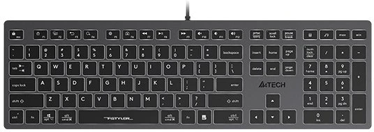 Klaviatūra A4Tech FX60 (FX60-W-GY)