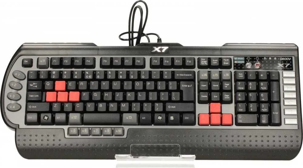 A4tech G800V, profesionali žaidimų klaviatūra, USB, CZ