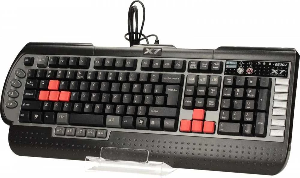 A4tech G800V, profesionali žaidimų klaviatūra, USB, CZ