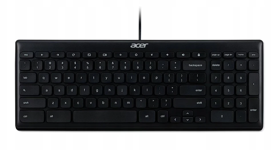 Acer AKW900 | Klaviatūra | su laidu | US International | Juodas