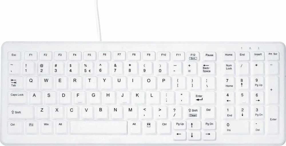 Klaviatūra Cherry Active KEY MTA AK-C7000 su laidu DE-išdėstymas wei