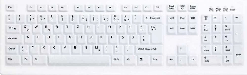Cherry Medicininis raktas „Klaviatūra Active Key“ AK-C8100 (AK-C8100F-UVS-W/GE)