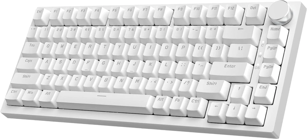 Klaviatūra mechaniczna przewodowa Ajazz AK820 Raudona Switch balta