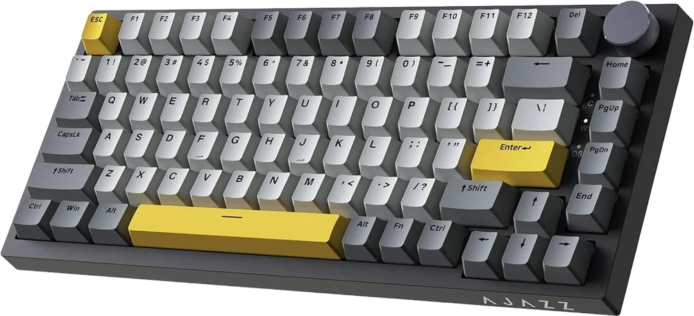 Klaviatūra mechaniczna przewodowa Ajazz AK820 Sea Salt Switch juoda