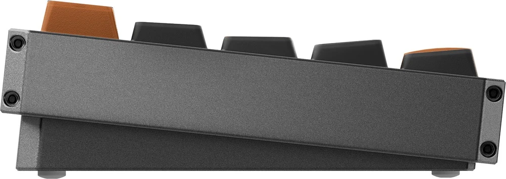 AKKO MOD68 HE belaidė žaidimų klaviatūra | Misty Gray juoda ir ruda, Astrolink Magnetic