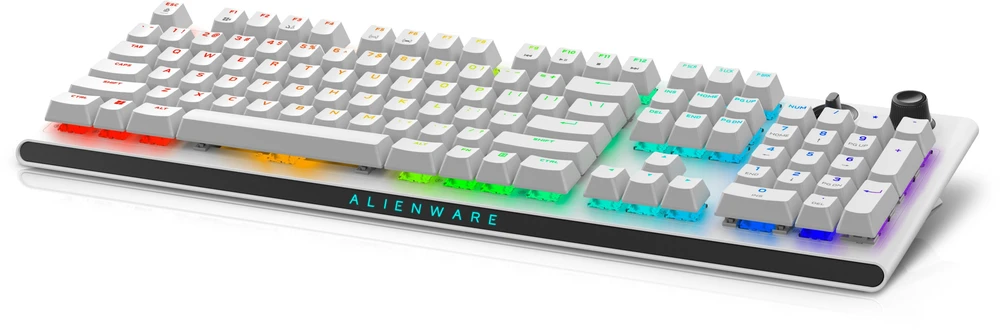 Dell Alienware Tri-Mode Belaidė klaviatūra žaidimams - AW920K - US (QWERTY) - Lunar Light