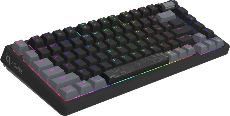 Nezatříděno Rožinė Klaviatūra žaidimams AQIRYS Adara HaiMu Linear Rožinė su laidu mechaninė su pašvietimu juoda-pilka