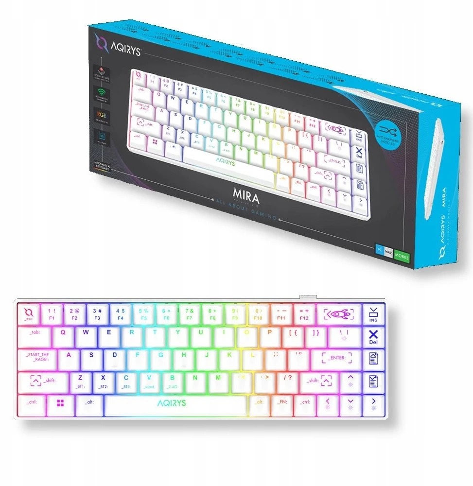 Klaviatūra AQIRYS MIRA 2.0 (AQI-GA-KB-16)