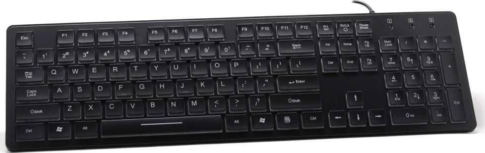 ART KL AK-20 SLIM klaviatūra su pašvietimu AK-20 USB