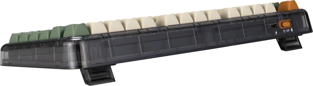Carruzzo ASUS Jelly75 KD201 Klaviatūra/MK-WH/GE/83 klaviatūra Universalus USB + RF belaidė + Bluetooth Multi spalvos