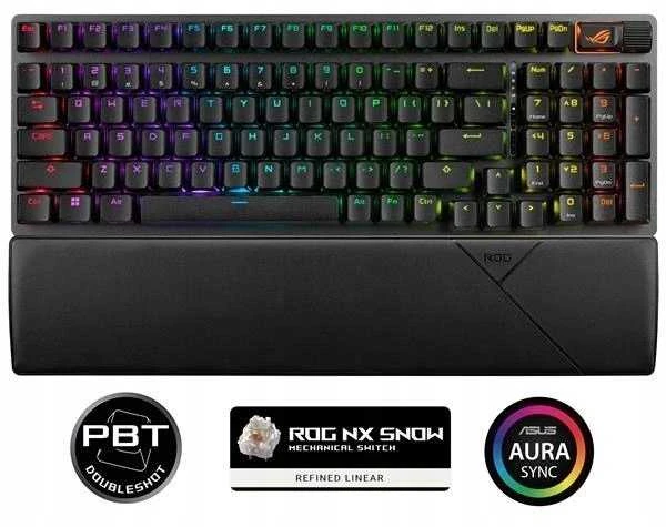 ASUS ROG Strix Scope II 96 juostų klaviatūra (ROG NX Snow) - CZ/SK