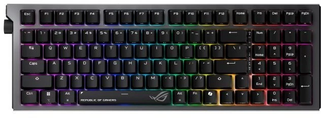 Asus Belaidė klaviatūra žaidimams tog strix morph 96 x903