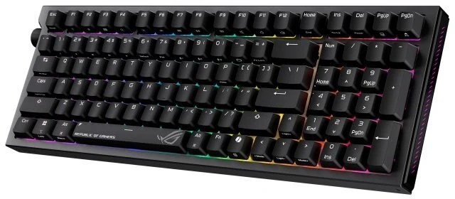 Asus Belaidė klaviatūra žaidimams tog strix morph 96 x903
