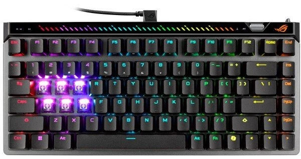 Klaviatūra Asus klaviatūros ragas Falchion Ace M705 USB-C/8000Hz/Baud