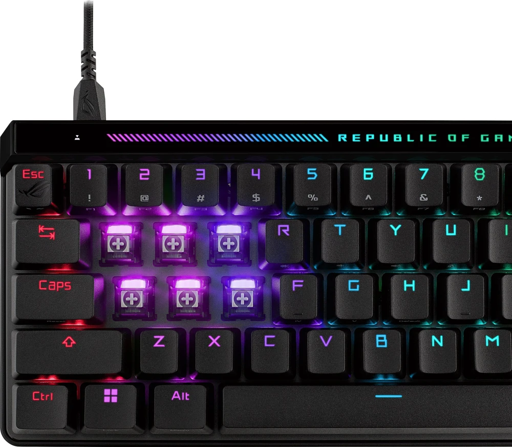 Asus Klaviatūra ROG Falchion ACE HFX Klaviatūra žaidimams dt.
