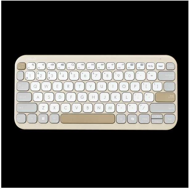 Asus Zefyras KW100 | Klaviatūra | Belaidis | JAV Tarptautinis | Avižinis pienas