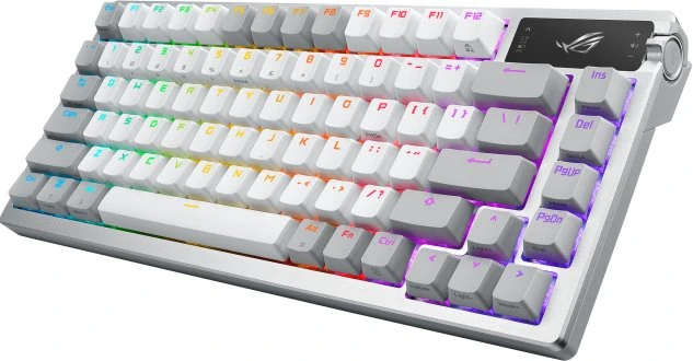 Asus „Sharp“ klaviatūra ROG Azoth, balta, FR