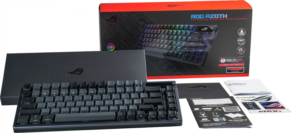 Klaviatūra ASUS ROG Azoth, ROG NX Red