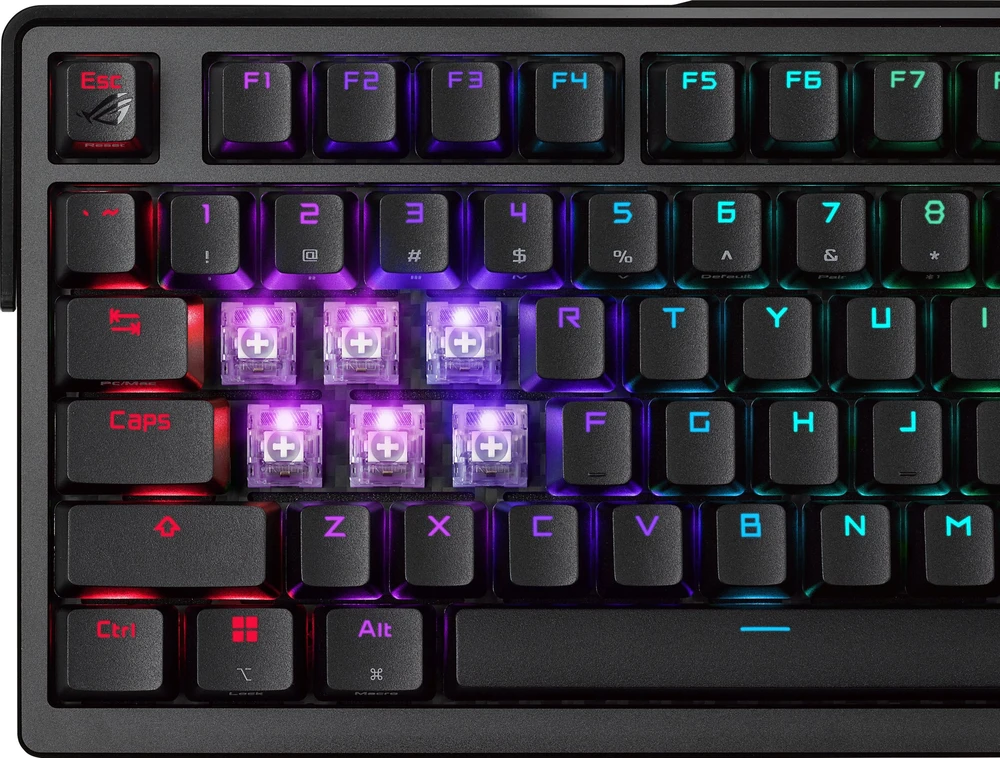 Žaidimų klaviatūra Asus ROG Azoth Extreme NX Snow