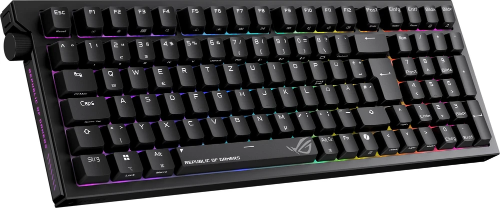 Klaviatūra Asus ROG Strix Morph 96 Wireless DE ROG NX V2