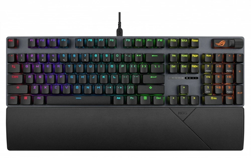 Klaviatūra Asus ROG Strix Scope II X A14 ROG NX Snow V2 (90MP03XF-BKUA20)