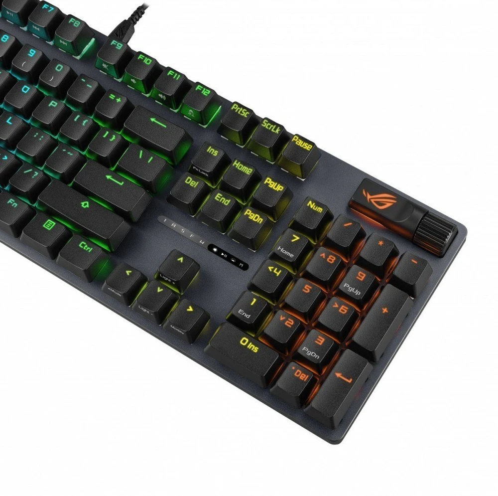 Klaviatūra Asus ROG Strix Scope II X A14 ROG NX Snow V2 (90MP03XF-BKUA20)