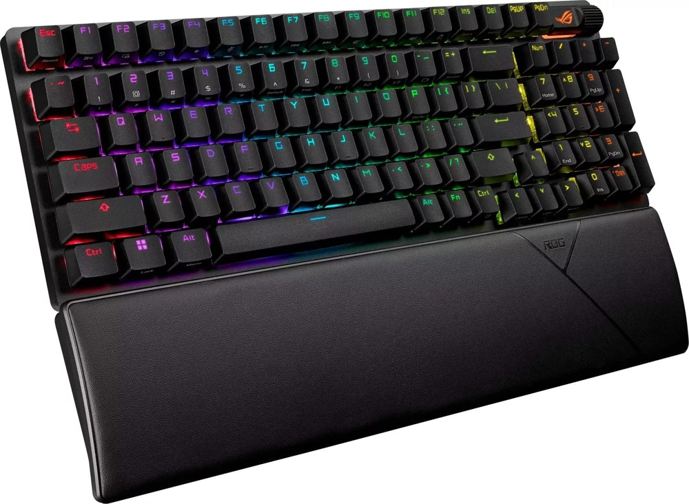Asus ROG Strix Scope II 96 Wireless Belaidė klaviatūra, Qwerty US, NX Snow
