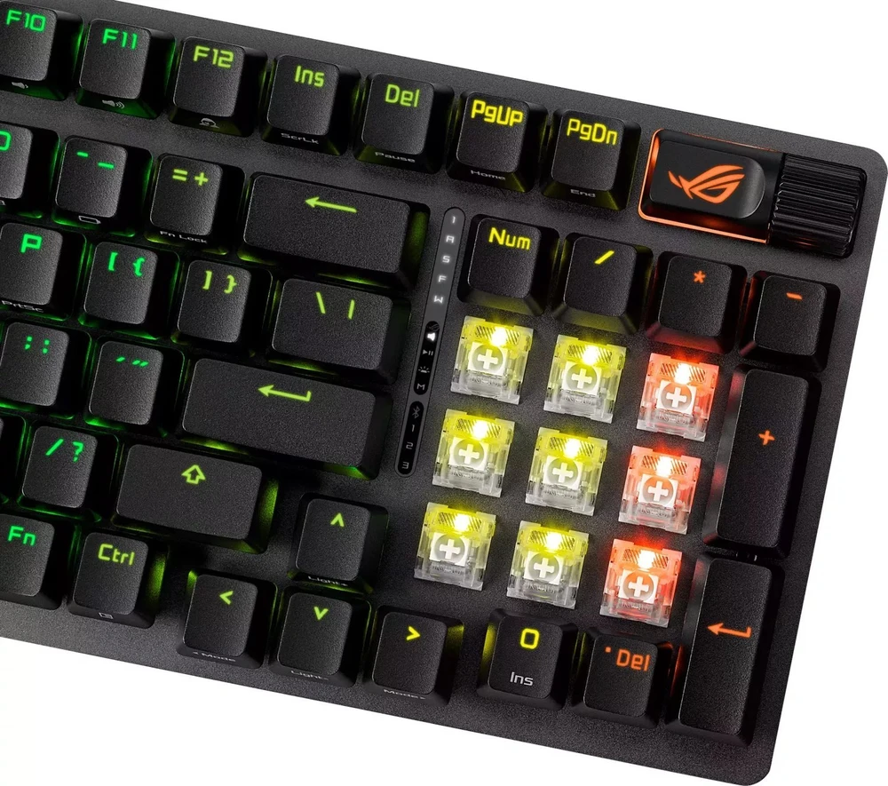 Asus ROG Strix Scope II 96 Wireless Belaidė klaviatūra, Qwerty US, NX Snow