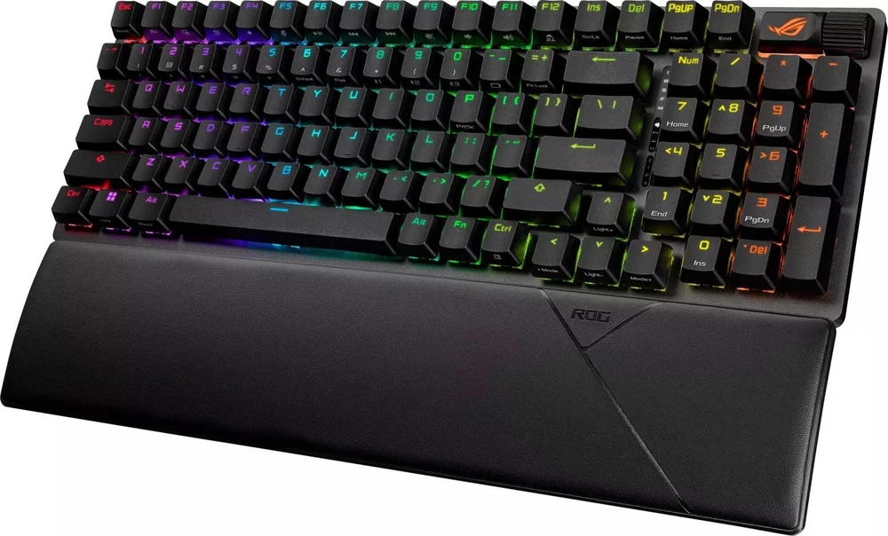 Asus ROG Strix Scope II 96 Wireless Belaidė klaviatūra, Qwerty US, NX Snow