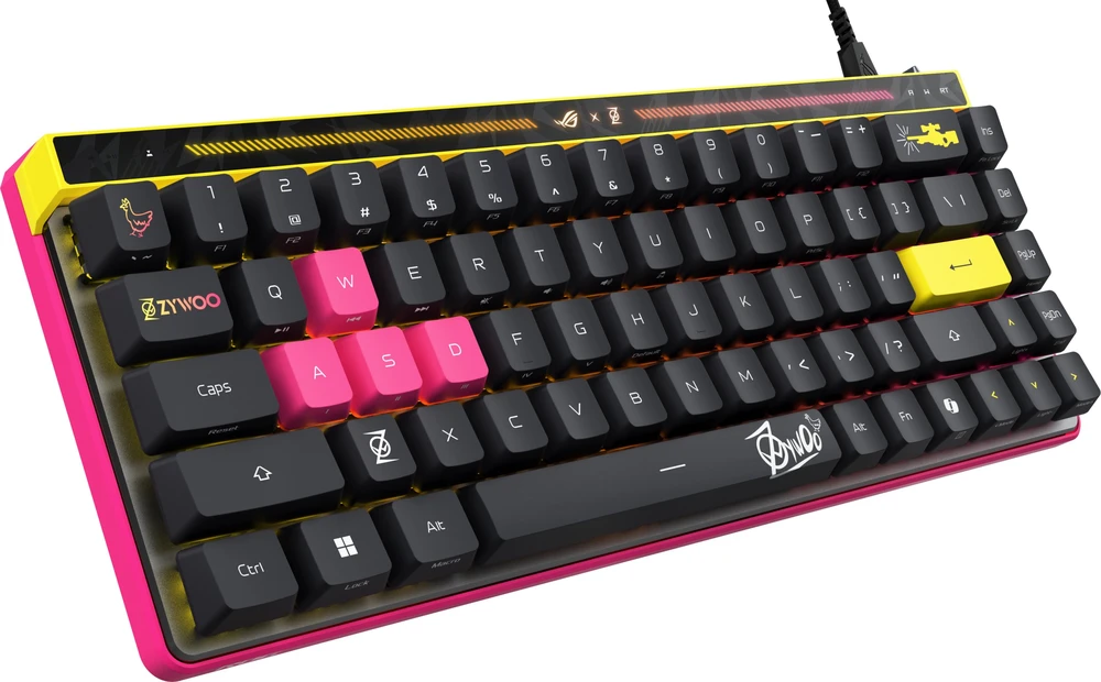 Asus Klaviatūra ROG Falchion Ace HFX M606 USB-C-A/8000Hz/N Key