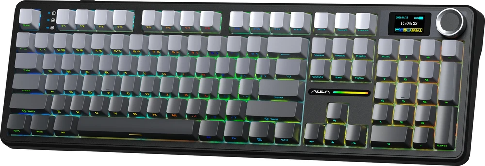 Klaviatūra Aula F108 PRO (Juoda)