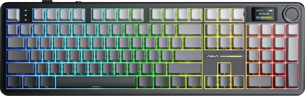 Klaviatūra Aula F108 PRO (Juoda)