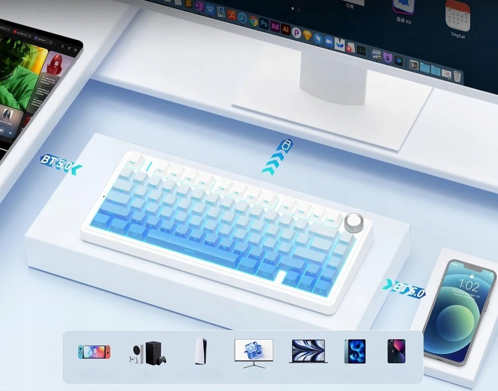 Klaviatūra Aula F75 Reaper Switch (AUF75-GB-RE-E)