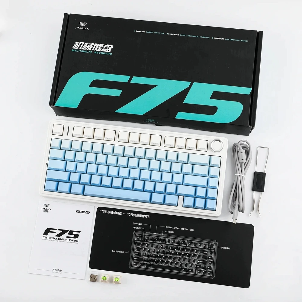 Klaviatūra Aula F75 Reaper Switch (AUF75-GB-RE-E)