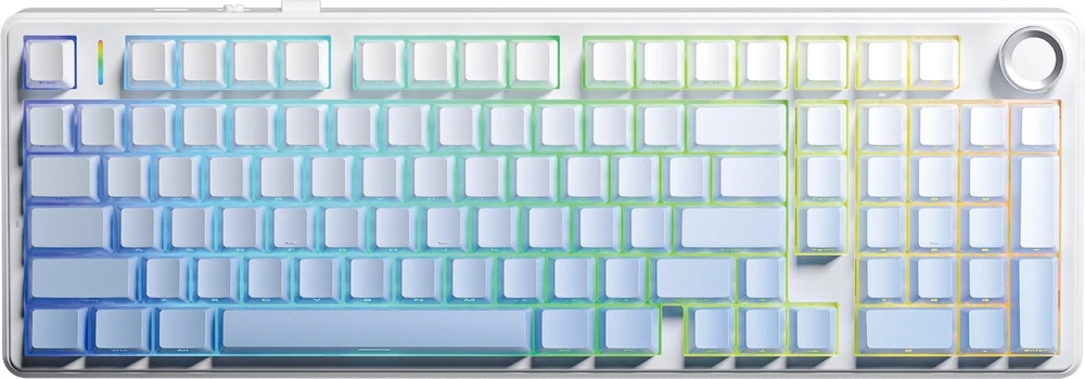 Klaviatūra Aula F99 PRO (Mėlyna) - LEOBOG Nimbus Linear V3 Switches