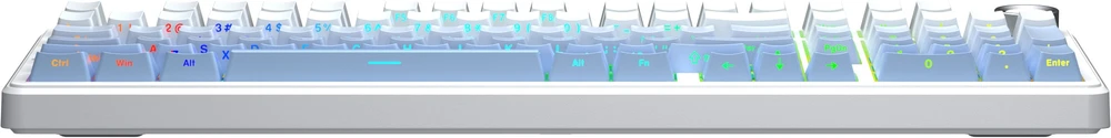 Klaviatūra Aula F99 PRO (Mėlyna) - LEOBOG Nimbus Linear V3 Switches