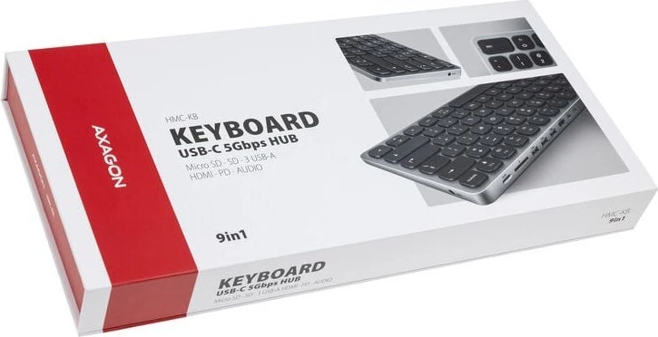 Klaviatūra Axagon HMC-KB-GE (HMC-KB-GE)