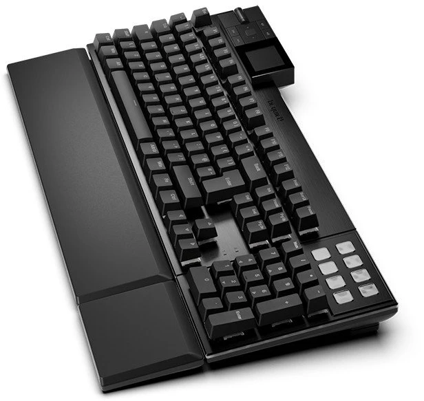 Klaviatūra žaidimams be quiet! Dark Mount be quiet! Silent Tactile su laidu mechaninė su pašvietimu juoda