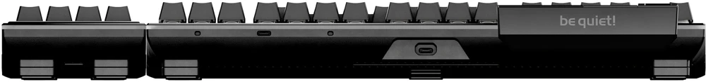 Klaviatūra žaidimams be quiet! Dark Mount be quiet! Silent Tactile su laidu mechaninė su pašvietimu juoda