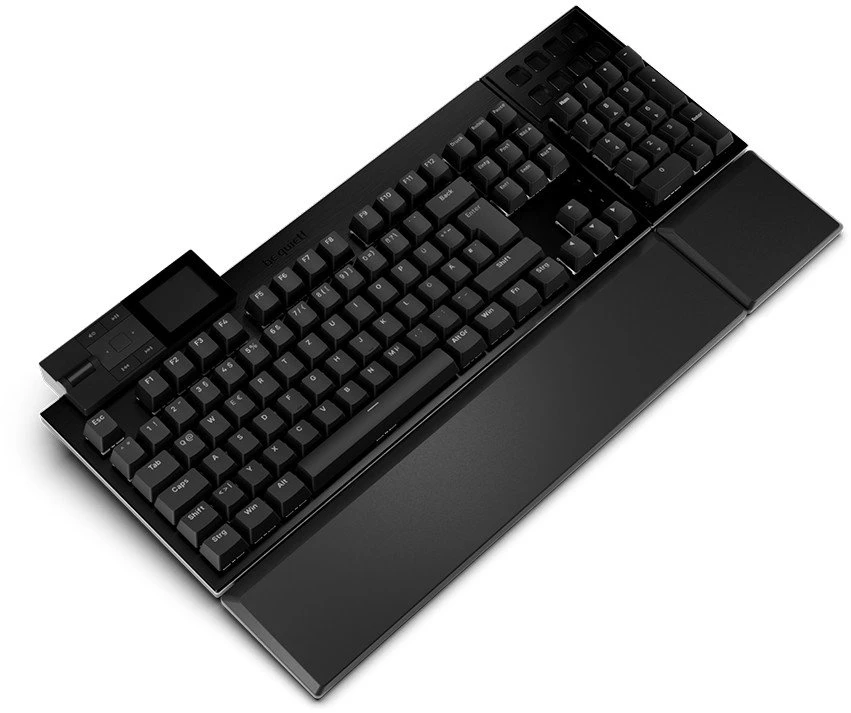 Klaviatūra žaidimams be quiet! Dark Mount be quiet! Silent Tactile su laidu mechaninė su pašvietimu juoda