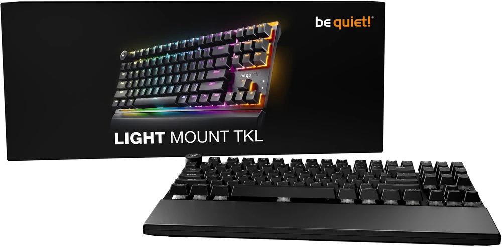 Be Quiet! Klaviatūra Light Mount TKL tylioji linijinė