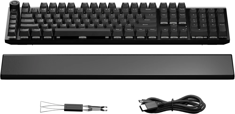 Klaviatūra žaidimams be quiet! Light Mount be quiet! Silent Tactile su laidu mechaninė su pašvietimu juoda