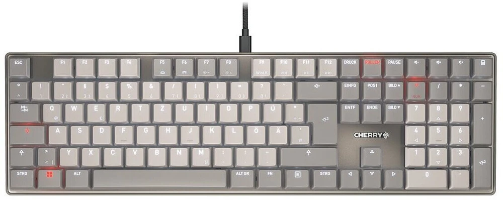 Klaviatūra Cherry KC 500 MX LP CORDED MECHANICAL MXLP 2.0 Kość słoniowa (G8A-25500HOAUS-2)