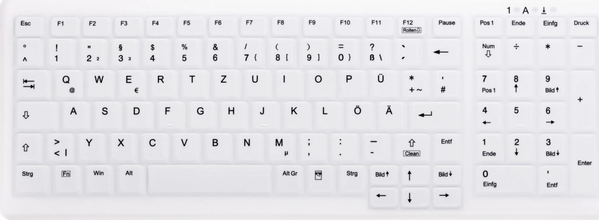 Klaviatūra Cherry Active KEY MTA AK-C7000 Wireless DE-išdėstymas wei