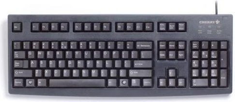 CHERRY G83-6104 klaviatūra USB QWERTY Anglų (JAV) Juoda