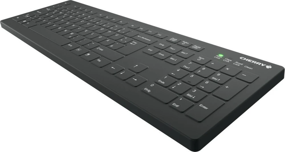 Klaviatūra Cherry Medical Wireless AK-C8112-FU1-B/DE - wischdesinfizierbar -105 Tasten - deutsch - juodas