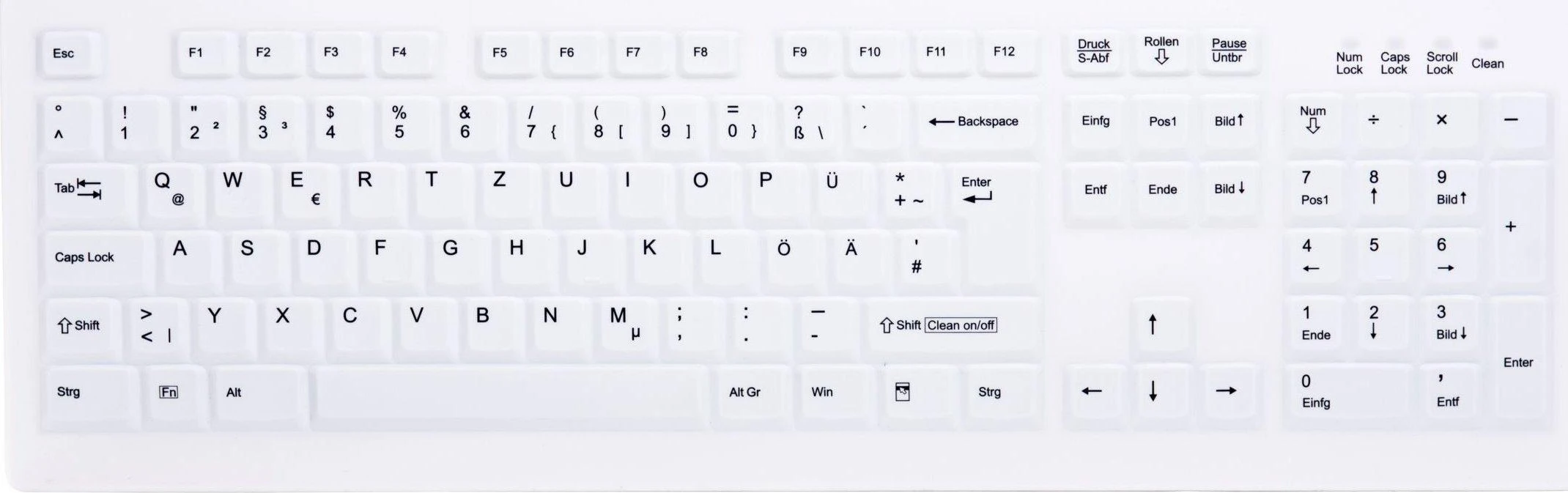 Cherry Active Key Medical Belaidė klaviatūra C8100 - Standard